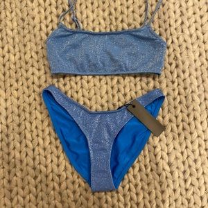 triangl bikini top- small ++ bottoms- small normal coverage